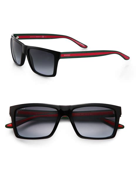 gucci men sunglasses black